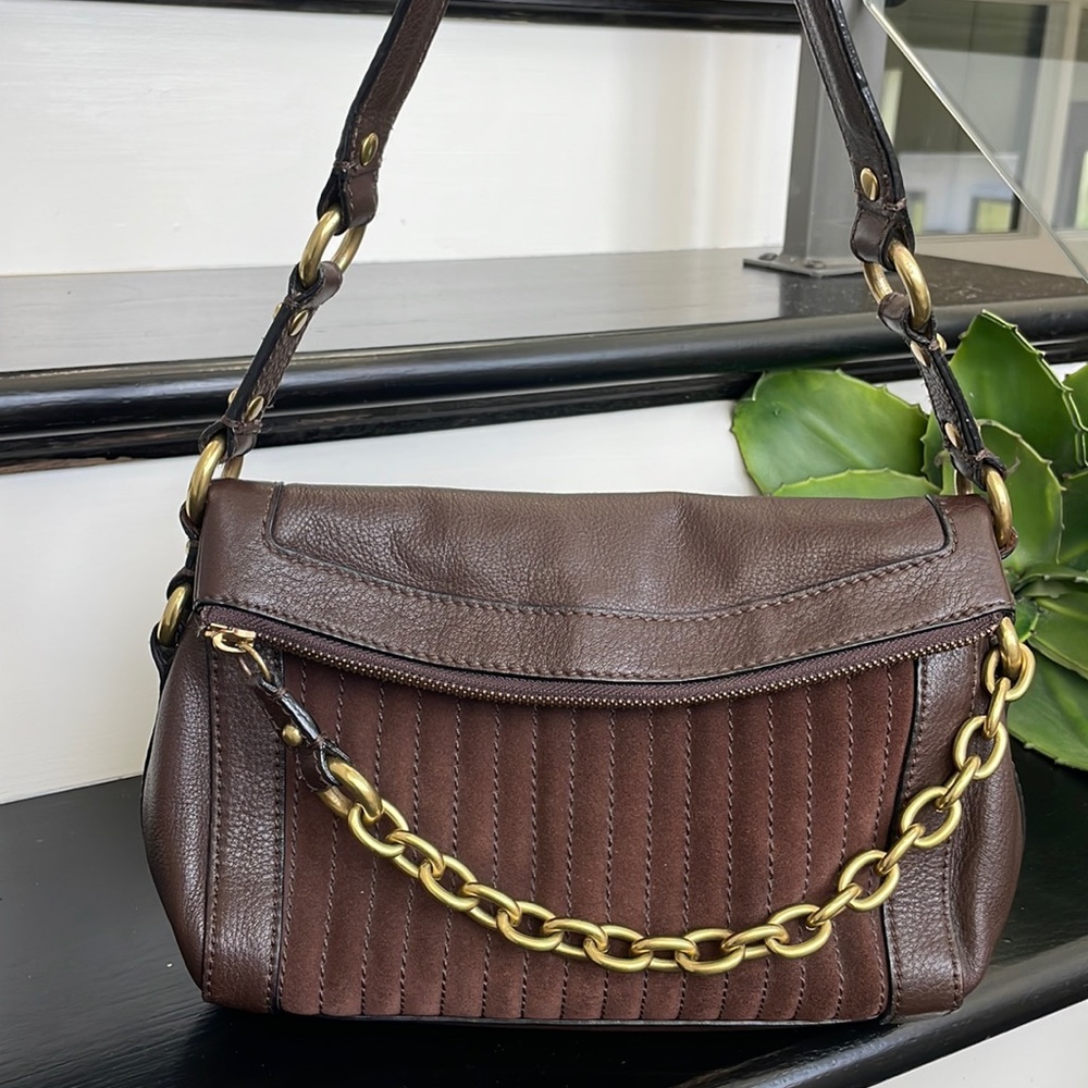 Banana Republic Brown Leather Shoulder Bag